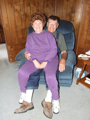 Image: Mayme and Alvin Onstad — This couple is so happy saving money on their heating and cooling cost.