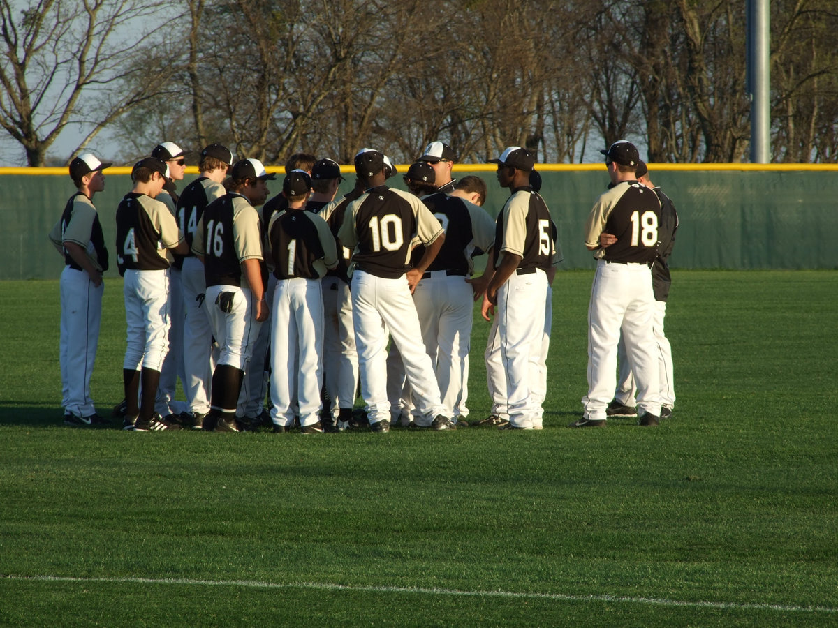 Image: Victory Speech — Coach Coker wants the boys to celebrate but focus on the next game.