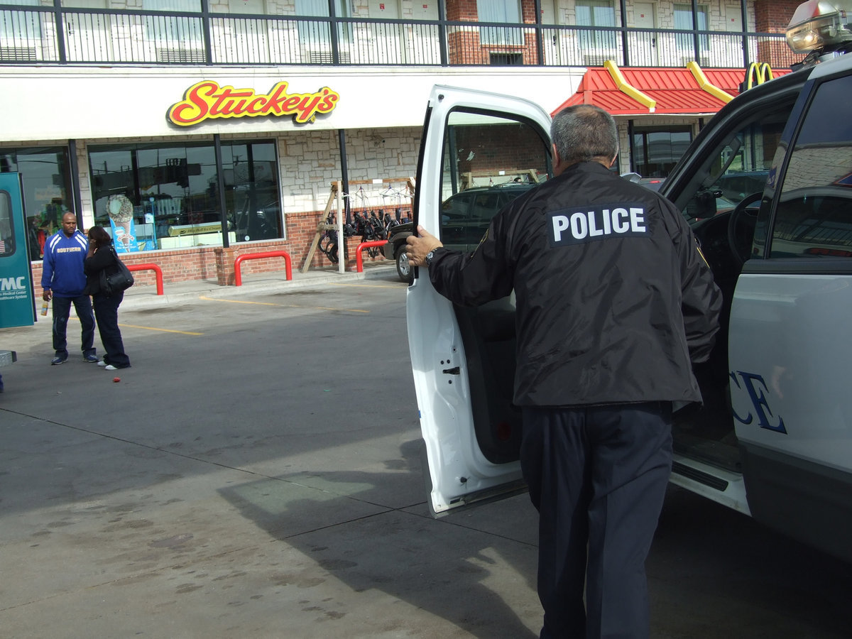 Image: Arriving On Scene — When a call for backup went out, Italy and Milford Police Departments arrived quickly.