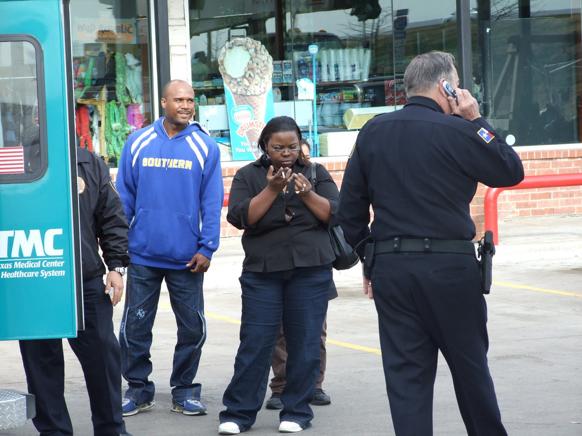 Image: Controlling The Scene — Chief C.V. Johns takes control of the scene and wraps it up.