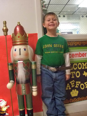 Image: Jacob Coers — Jacob is in Kindergarten and very excited about being Tiger of the Month.