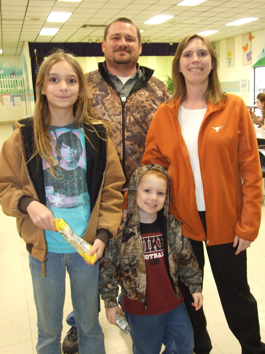 Image: Family Fun — The Svehlak family came out to have fun together and play bingo.