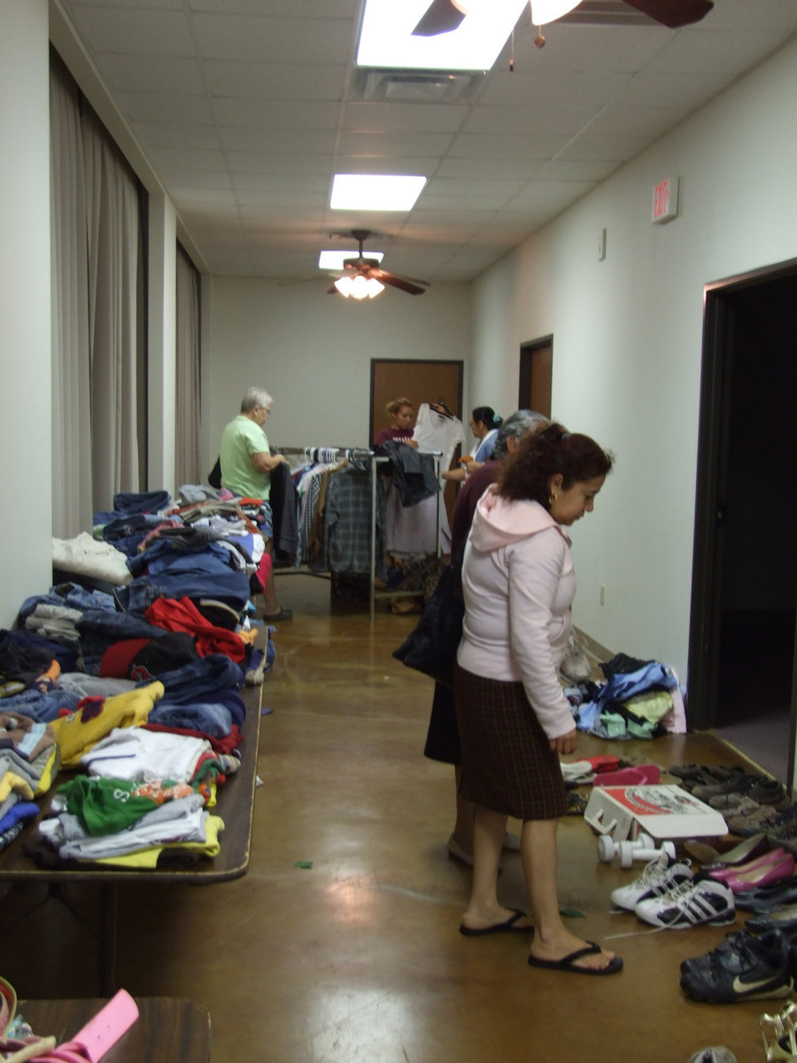 Image: Many Shoppers — Customers enjoying their shopping.