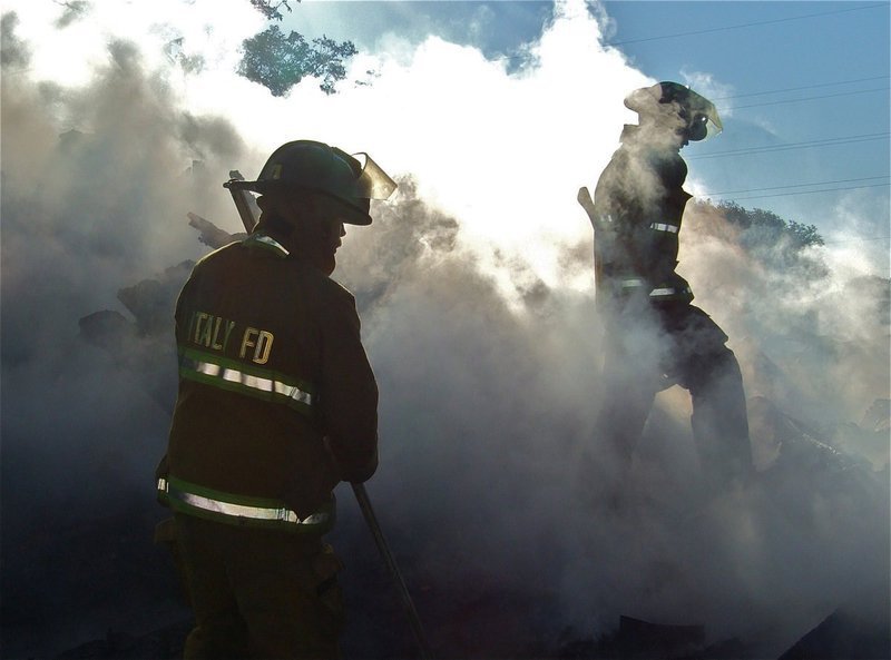 Image: In a cloud of smoke