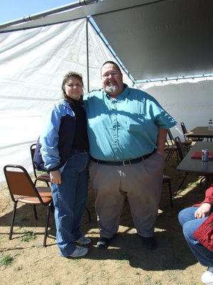 Image: Arval and his wife — Arval Gowin said, “We will be back next year. We had a great turn out and can’t wait to do it again.”