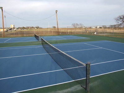 Image: Tennis, anyone? — The tennis court, located next to the city park on College Street, will be the new place to play tennis.