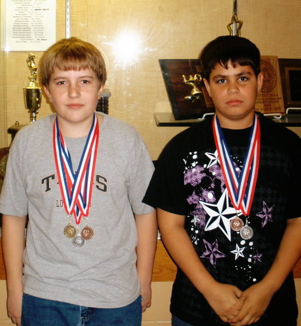 Image: Bret Kirton and Reid Jacinto — 3rd place Math Team