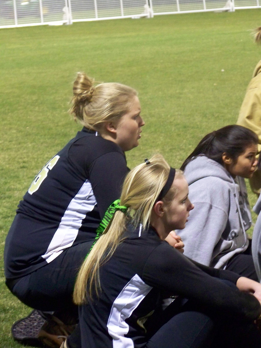 Image: Concentration — “Abby-G”, “Sela” and “Jules” listen to every word the coaches have to say.