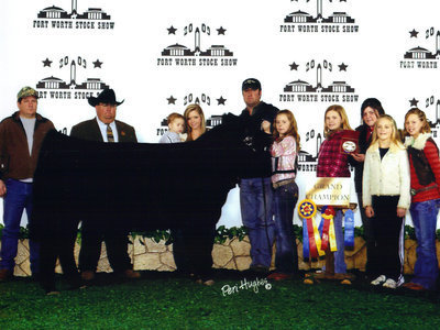 Image: Brooke DeBorde — Brooke showed her Limousine “Sassy” at the Fort Worth Exposition and Livestock Show. Brooke won 1st in her Division, Grand Champion and Overall Grand Champion.