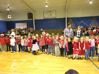 Image: They Want To Sing — Pre-K, Kindergarten and First graders are ready to sing.
