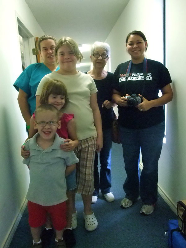 Image: The Gangs All Here — Kinley, Kinzie, Christie, Kelly, Jackie and Sara were all ready for the Back to School Blast.