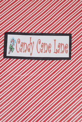 Image: Candy Cane Lane — “Candy Cane Lane” was given to the 8th grade class.