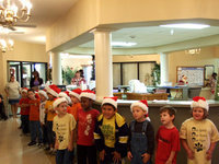 Image: Stafford Elementary Kindergarten Classes — Stafford Kindergarteners really getting into their song.