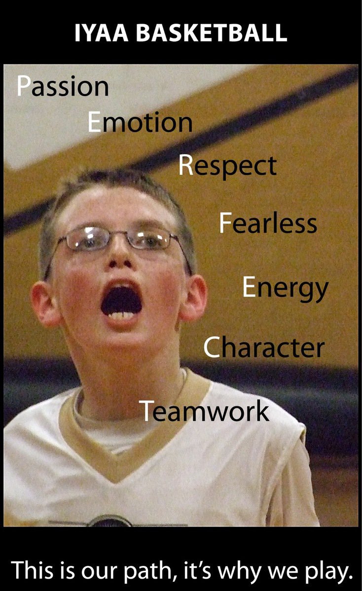 Image: Ty Windham — After hitting several free throws in a row during halftime, Italy 30’s Ty Windham(4) lets out a yell after finally missing one as his path to be perfect continues…