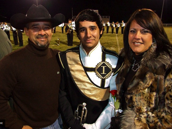 Image: Taz with his parents, Michael and Yvonne, on Senior Night — Italy Gladiator Regiment band member Michael Taz Martinez has been selected to join Crossmen, a world class drum corps that performs all around the nation. However, with an expectant cost of $3,000.00, Taz needs our assistance to help complete this amazing life-changing journey he is about to undertake.