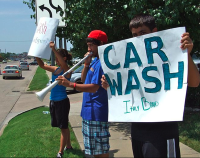 Image: At the car wash