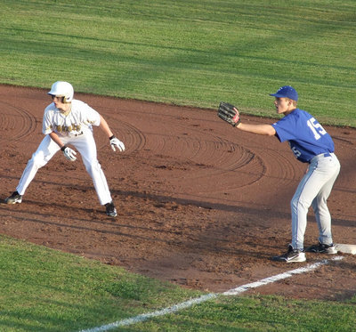 Image: Colten battles for second — Colten Campbell was on the 1st team all district-infield list.