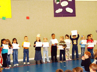 Image: Mrs. Massey’s Kindergarten Class — This class turned in all their homework everyday.