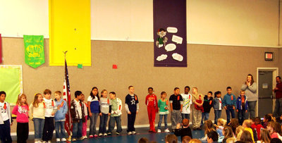 Image: Third Graders — These third graders earned all A’s and B’s.