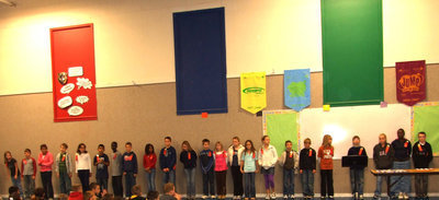 Image: Fifth Graders — These fifth graders earned all A’s and B’s.