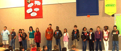 Image: Sixth Graders — These sixth graders earned all A’s and B’s.