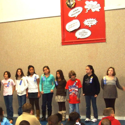 Image: Fifth Graders — These fifth graders earned all A’s.