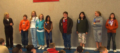 Image: Sixth Graders — These sixth graders earned all A’s.