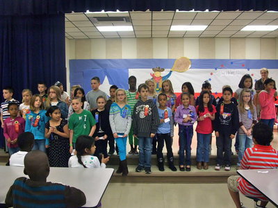 Image: Tiger Readership Awards — These students received Tiger Readership Awards.