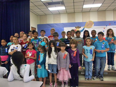 Image: No Lost Tiger Paws — These third graders kept all their tiger paws.