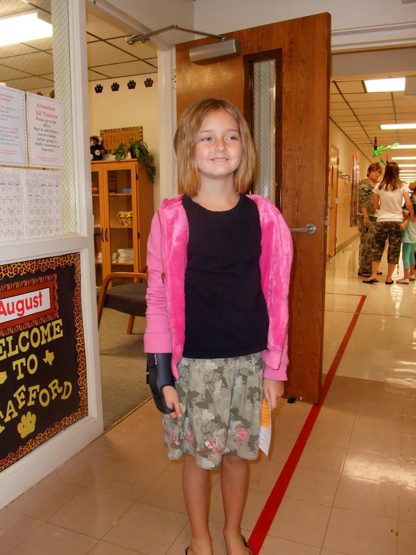 Image: Jaden Perkins — Jaden is sporting her cute little camo skirt.
