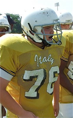 Image: The veteran — Kelton Bales brings experience and leadership to the 8th grade line.