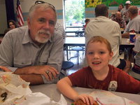 Image: Bill and Nicolas — Bill Sutherland with his grandson Nicolas celebrating Grandparents Day.