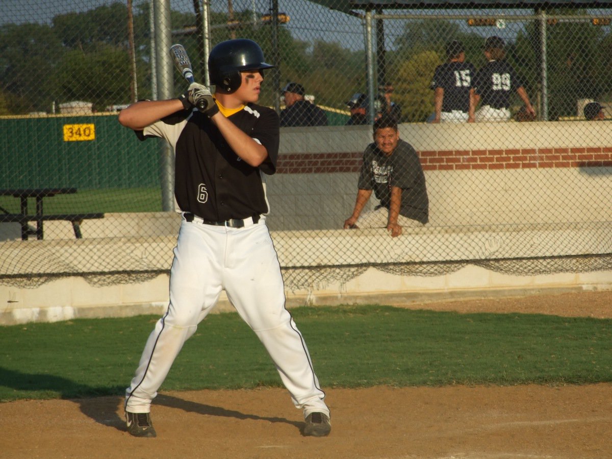 Image: Casey at the bat — Casey “Queso” Williams looks for the right pitch.