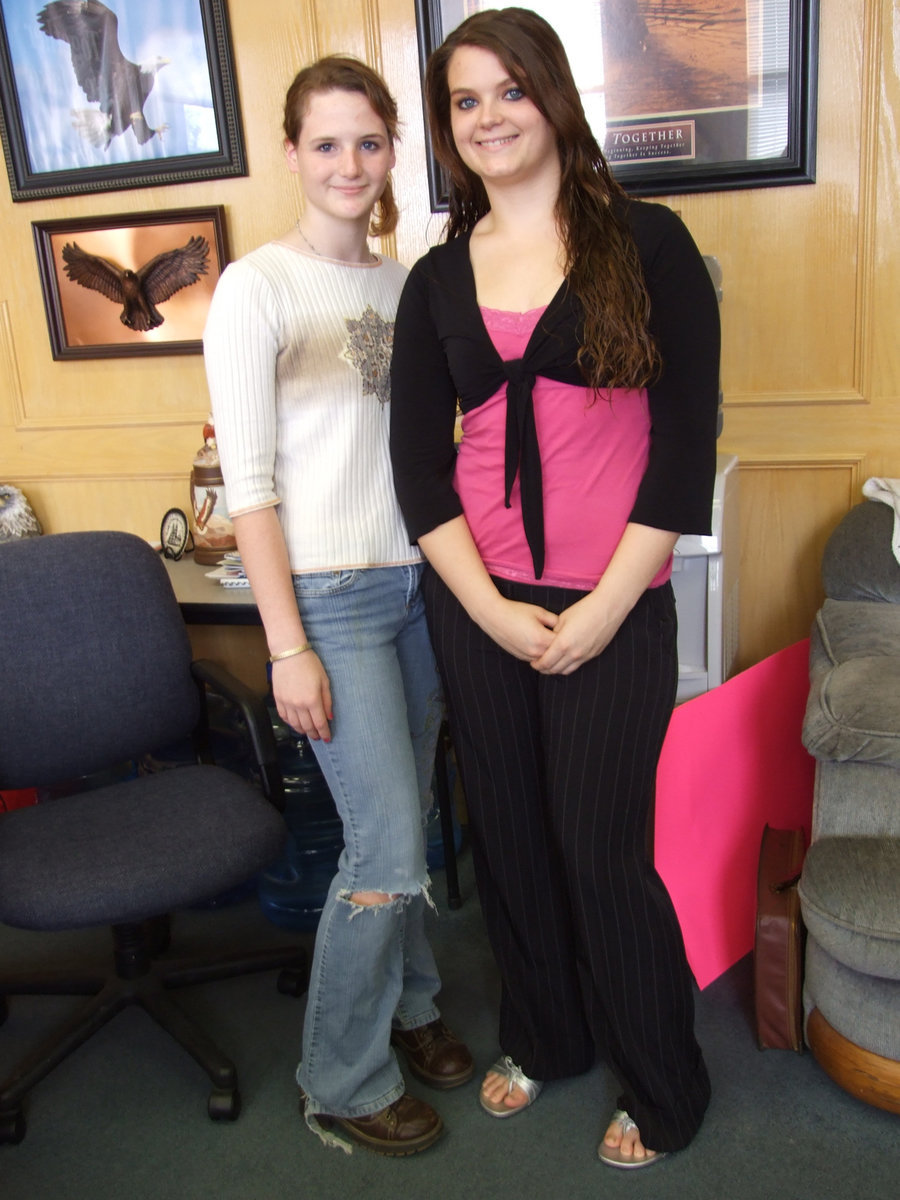 Image: Danielle and Kimberly Gatlin — Two happy sisters