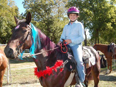 Image: Zoe Appleman of Ennis — Zoe Appleman of Ennis was a “crazy cowgirl” with her horse Bliss.