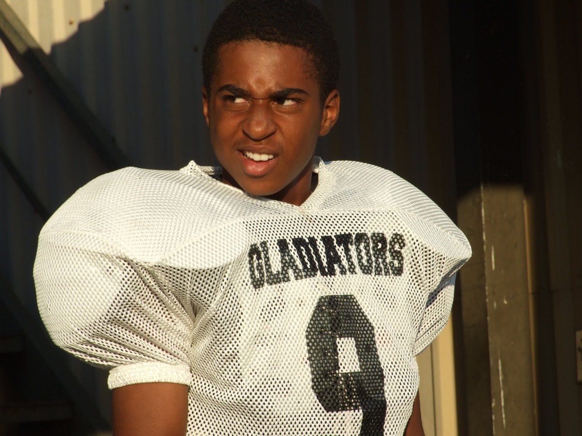 Image: JaRay Anderson — JaRay Anderson steps out of the locker room and into the game.