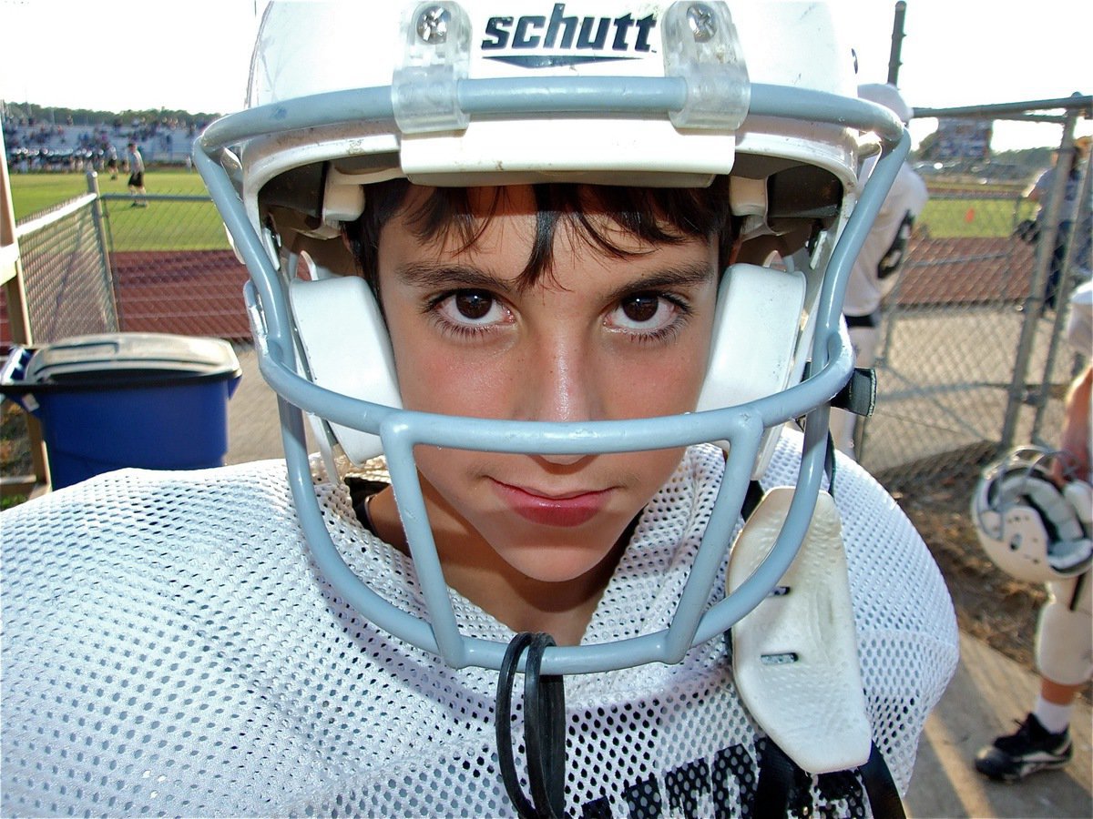 Image: Mason Womack — Mason Womack(88) is ready to take on the Cougars in Leon.