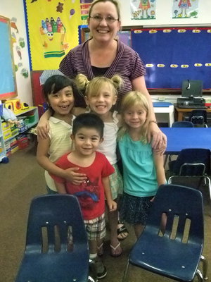 Image: Cissy Durret and Students — These students are ready for school.