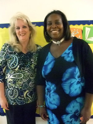 Image: Debra Nelson &amp; Ronola Shears — “We will do a super good job with our super kids this year,” said Cissy Nelson (first grade teacher).