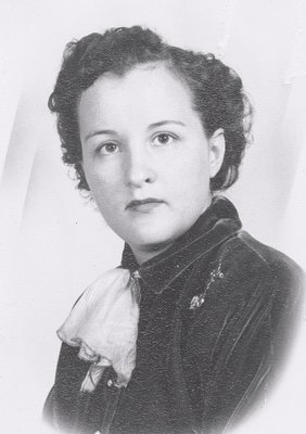 Image: Ms. Eves as a young woman.