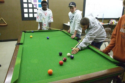 Image: Lots Of Fun — Students are able to play all kinds of games at the Cornerstone on Main St.