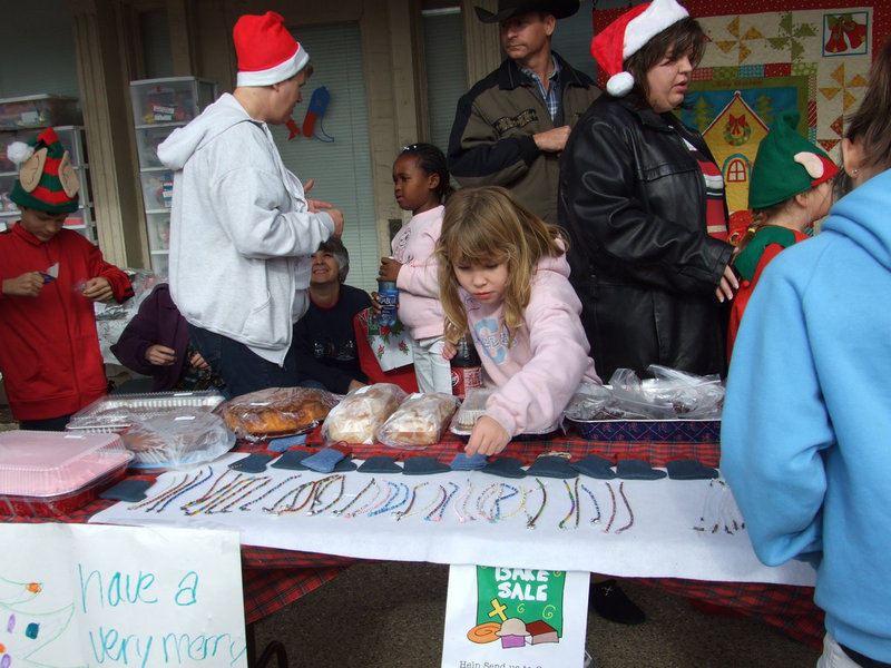 Image: Jeweled Bookmarks and Baked Goods