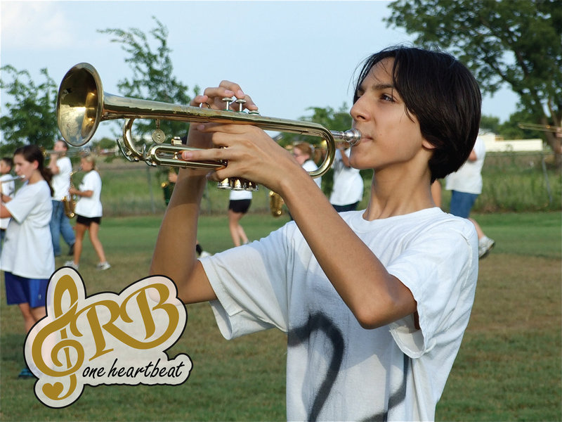 Image: GRB band member Adam Michael hits all the right notes — Freshman band member Adam Michael continues to follow in his brothers footsteps and will be marching in the Gladiator Regiment Band on Friday nights. Adam’s brother Chase Michael ’09 is currently attending Texas Tech University pursuing a degree in environmental engineering.