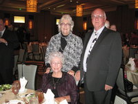 Image: The Burton Family — (L to R): Kay Burton Kelm, Mary Burton and Larry Burton, honored at National Philanthropy Day.