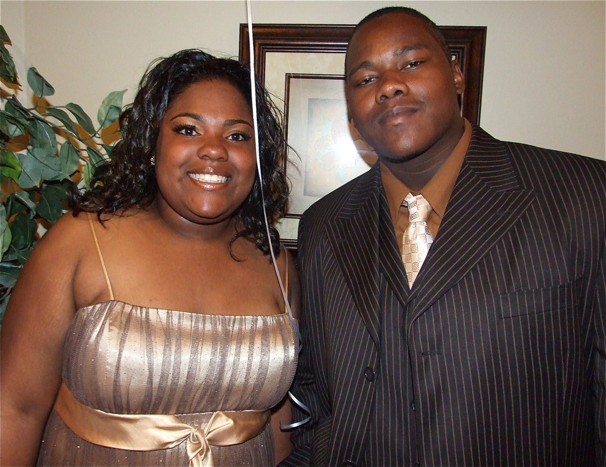 Image: Sa’Kendra &amp; Bobby — Sa’Kendra Norwood was escorted to the prom by Bobby Wilson.