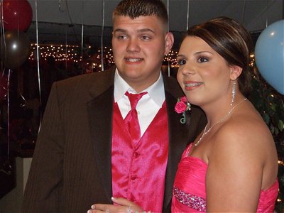 Image: Robert &amp; Molly — Robert Sparks and Molly Haight pose for pictures during the prom.