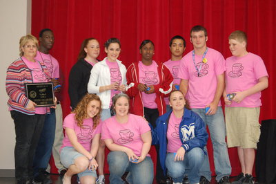 Image: Medalists — One Act Play receive their award at Zone Competition.