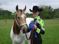 Image: 2010 Ellis County Equine Youth Association president Chesley Hinds