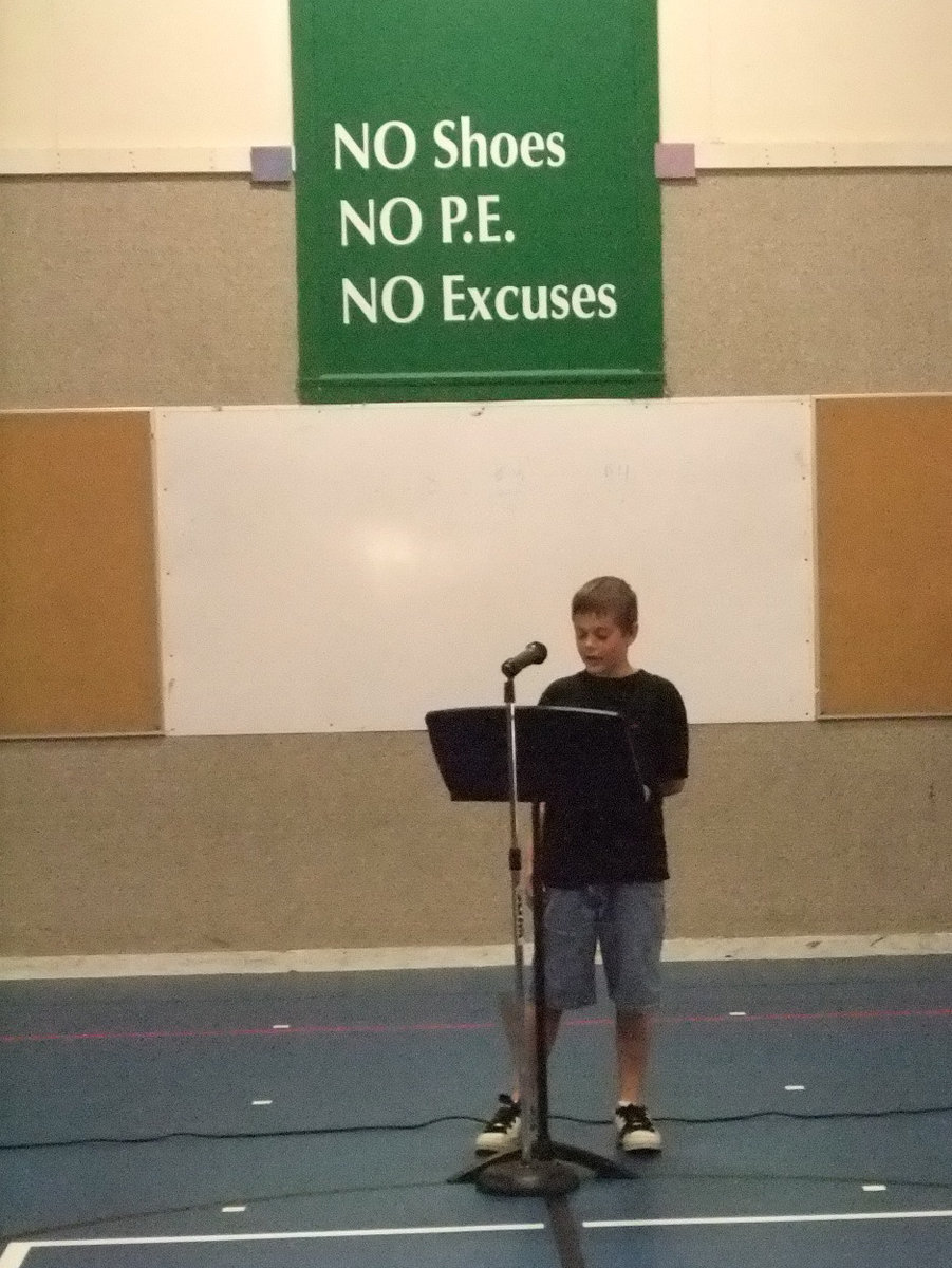 Image: Fifth Grader Jacob Brooks