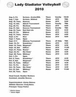 Image: 2010 IHS Volleyball Schedule